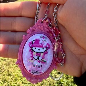 Tarina Tarantino Pink Hello Kitty Lolita Necklace *Rare Sold Out Collection*